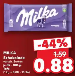Kaufland MILKA Schokolade Angebot