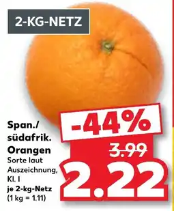 Kaufland Span./südafrik. Orangen Angebot