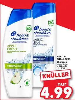 Kaufland head & shoulders Shampoo Angebot