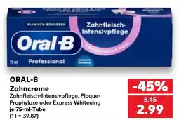 Kaufland ORAL-B Zahncreme Angebot