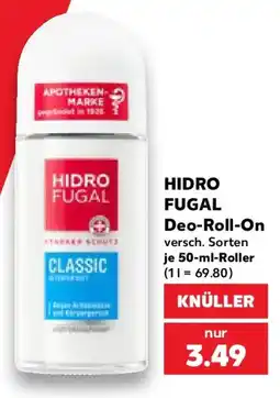 Kaufland HIDRO FUGAL Deo-Roll-On Angebot