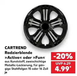 Kaufland CARTREND Radzierblende »Active« oder »Fun« Angebot
