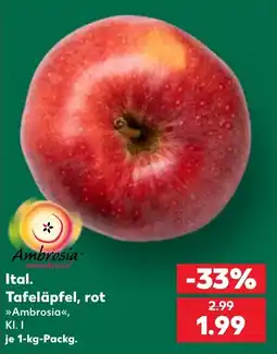 Kaufland Tafeläpfel, rot »Ambrosia« Angebot