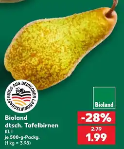 Kaufland Bioland dtsch. Tafelbirnen Angebot