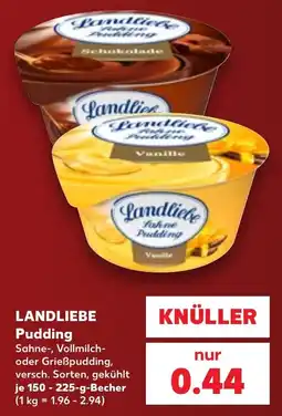 Kaufland LANDLIEBE Pudding Angebot