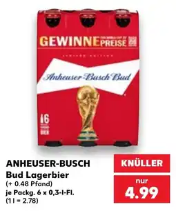 Kaufland ANHEUSER-BUSCH Bud Lagerbier Angebot