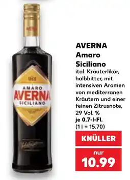 Kaufland AVERNA Amaro Siciliano Angebot