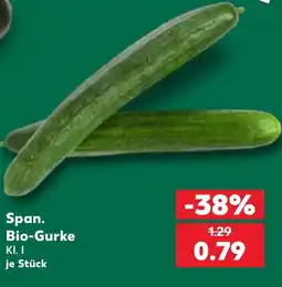 Kaufland Span. Bio-Gurke Angebot
