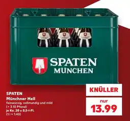 Kaufland SPATEN Münchner Hell Angebot