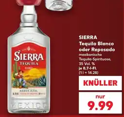 Kaufland SIERRA Tequila Blanco Angebot