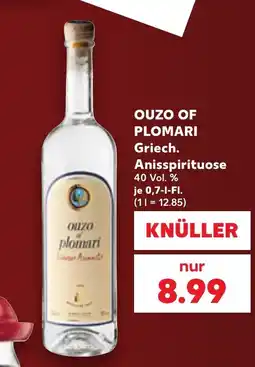 Kaufland Ouzo of Plomari Angebot