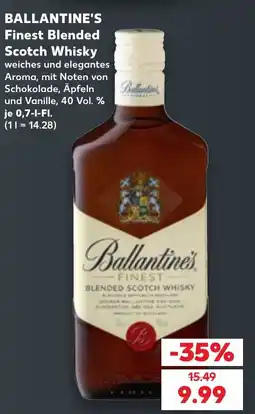 Kaufland Ballantine's Finest Blended Scotch Whisky Angebot