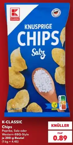 Kaufland K-CLASSIC Chips Angebot