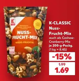Kaufland K-CLASSIC Nuss-Frucht-Mix Angebot