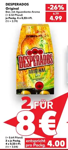 Kaufland DESPerados Original Angebot