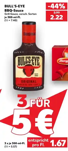 Kaufland BULL'S-EYE BBQ-Sauce Angebot