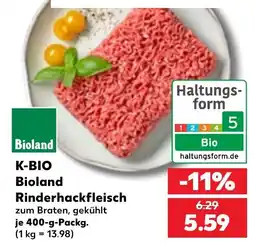 Kaufland Bioland Rinderhackfleisch Angebot