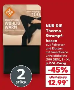 Kaufland NUR DIE Thermo-Strumpfhosen Angebot