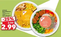 Kaufland K-TO GO Bowl-Salatmenü Angebot