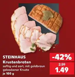 Kaufland STEINHAUS Krustenbraten Angebot