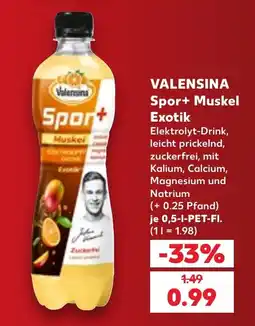 Kaufland VALENSINA Spor+ Muskel Exotik Angebot