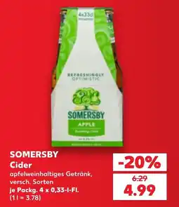 Kaufland SOMERSBY Cider Angebot