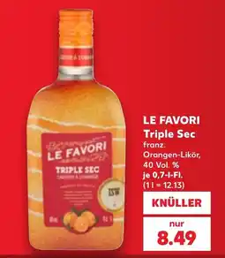 Kaufland LE FAVORI Triple Sec Angebot