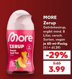 Kaufland MORE Zerup Angebot