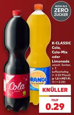 Kaufland K-CLASSIC Cola Angebot