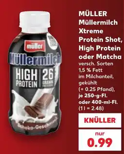 Kaufland Müller Müllermilch Xtreme Protein Shot Angebot
