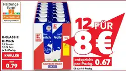 Kaufland K-CLASSIC H-Milch Angebot