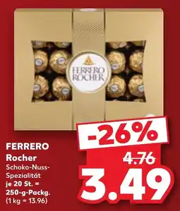 Kaufland FERRERO Rocher Schoko-Nuss-Spezialität Angebot