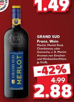 Kaufland GRAND SUD MERLOT Angebot