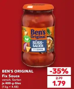 Kaufland Ben's Original Fix Sauce Angebot