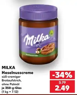 Kaufland MILKA Haselnusscreme Angebot