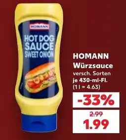 Kaufland HOMANN Würzsauce Angebot