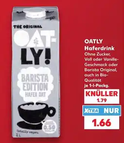 Kaufland OATLY Haferdrink Barista Edition Angebot