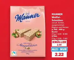 Kaufland MANNER Waffel-Schnitten Angebot