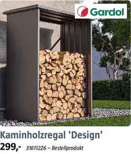 Bauhaus Gardol Kaminholzregal 'Design' Angebot