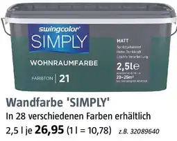 Bauhaus Wandfarbe 'SIMPLY' Angebot