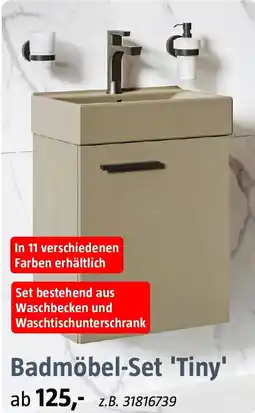 Bauhaus Badmöbel-Set 'Tiny' Angebot