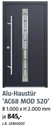 Bauhaus Alu-Haustür 'AC68 MOD 520' Angebot