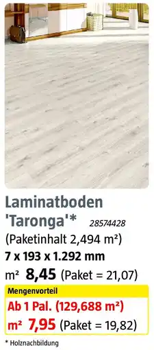 Bauhaus Laminatboden 'Taronga' Angebot