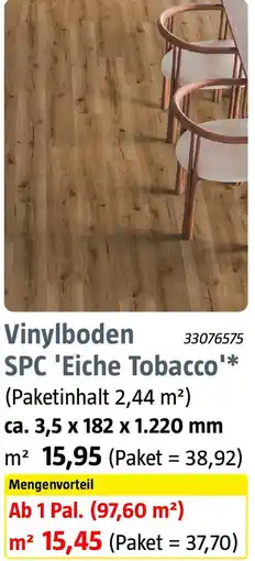 Bauhaus Vinylboden SPC 'Eiche Tobacco' Angebot