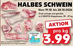 Kaufland HALBES SCHWEIN Angebot