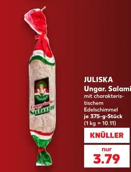 Kaufland JULISKA Ungar. Salami Angebot
