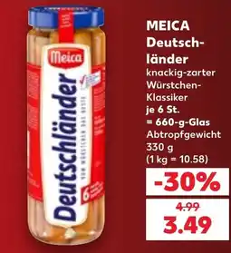 Kaufland Meica Deutschländer Angebot