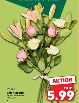 Kaufland Rosen-Lilienstrauß Angebot