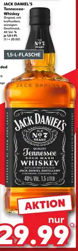 Kaufland Jack Daniel's Tennessee Whiskey Angebot