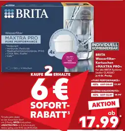 Kaufland BRITA Wasserfilter-Kartuschen MAXTRA PRO Angebot